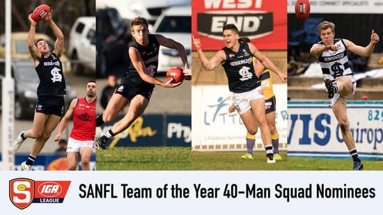 Four Panthers Named in SANFL Team of the Year Squad 40-man Squad